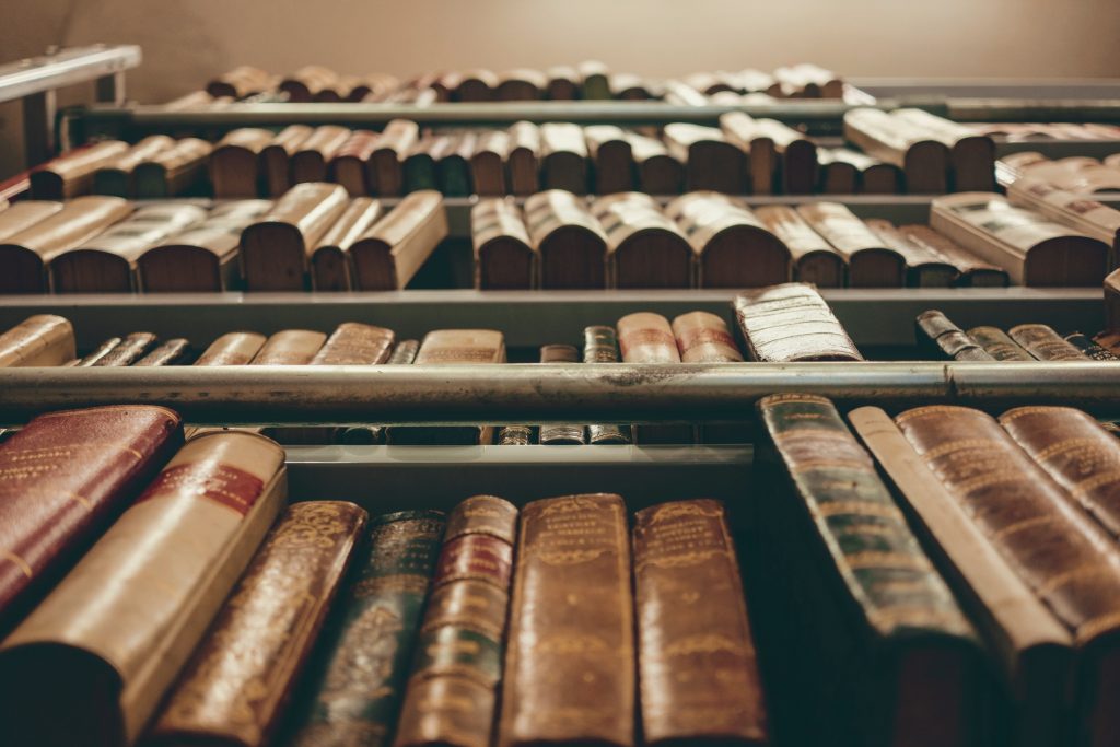 Old books. Photo by Cristina Gottardi on Unsplash